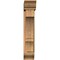 Ekena Millwork Balboa Traditional Smooth Bracket w/ Offset Brace, Western Red Cedar, 7 1/2"W x 28"D x 40"H BKT0806X28X40BOA01SWR - alternate 3